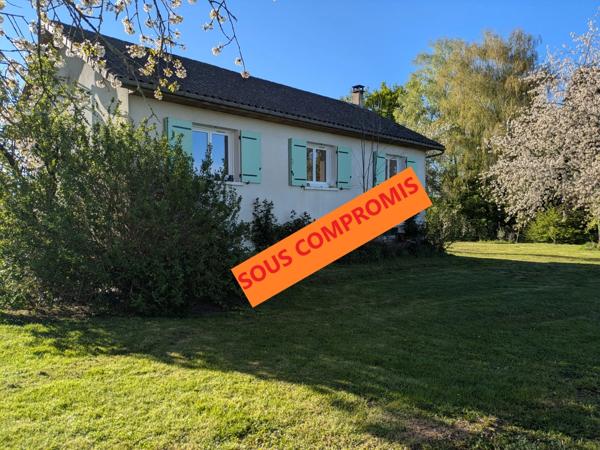Maison sur sous-sol complet avec grand terrain – Secteur 87400