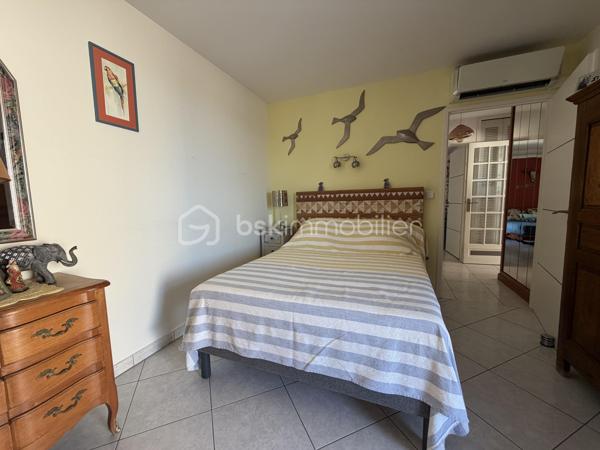 **CO- EXCLUSIVITÉ**  Villa-patio de plain-pied, 2 parking privatifs,  terrasse, patio et aperçu mer.


Dans le très prisé Domaine des Hauts de Vaugrenier, découvrez cette charmante villa-patio 3 pièces de plain-pied d’environ 70 m², située au calme, dans un environnement verdoyant et recherché.


La maison offre un séjour traversant ouvert sur deux beaux extérieurs : un patio d’environ 22 m² exposé Est et Sud, ainsi qu’une terrasse d’environ 28 m² exposée Sud et Ouest, avec vue dégagée sur la verdure, le parc et aperçu mer. Un grand store banne électrique permet de profiter agréablement de la terrasse lors des journées ensoleillées.

La cuisine ouverte, récente, aménagée et équipée, s’intègre parfaitement à la pièce de vie.

Côté nuit, vous disposez de deux chambres avec placards (12.5m² et 11.60m²), dont une chambre principale avec salle de douche attenante et accès à la terrasse. Une seconde salle de douche et un WC indépendant complètent l’ensemble.

Deux stationnements extérieurs privatifs, situés à proximité de la maison, viennent compléter ce bien.

À quelques pas, vous profiterez d’une grande piscine, de deux courts de tennis, d'un espace fitness en plein air, d’une table de ping-pong et d’un boulodrome.
Bus scolaire.

Un bien rare dans l’un des domaines les plus recherchés de Villeneuve-Loubet, idéal pour profiter d’un cadre de vie calme, sécurisé et verdoyant.
Accès directe autoroute. 


Pour ceux qui ne connaissent pas encore Les Hauts de Vaugrenier…

Les Hauts de Vaugrenier constituent l’un des domaines résidentiels privés les plus recherchés de Villeneuve-Loubet. Niché dans un vaste parc arboré de plus de 130 hectares, le domaine regroupe environ 1 500 villas et appartements, répartis dans un environnement verdoyant haut de gamme, calme et préservé.

Pensé comme un véritable lieu de vie, le domaine offre à ses résidents un cadre rare sur la Côte d’Azur : sécurité 24h/24h, espaces paysagers, 3 lacs, équipements sportifs, piscine, tennis, 2 terrains de padel, 1 restaurant, 1 pool house, différents commerces et services de proximité.

La résidence est également appréciée pour sa qualité de vie sereine et familiale. Des transports scolaires sont organisés depuis le domaine, avec des arrêts sécurisés, notamment pour les enfants scolarisés en maternelle et en primaire.

Un cadre de vie privilégié, entre nature, confort et sécurité, à seulement quelques minutes des plages, des accès routiers et des principaux pôles de la Côte d’Azur.