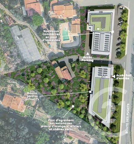 Appartement F2 à vendre  2 pièces - 44,64 m2 ST LAURENT DU VAR - 06