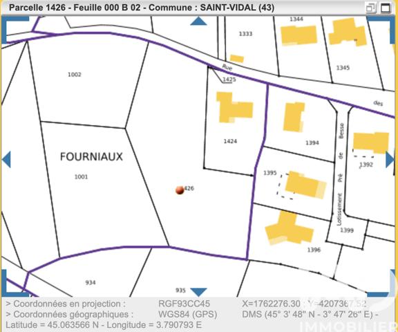 Terrain à vendre 4 242 m² Saint-Vidal