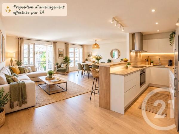 Appartement à vendre  4 pièces - 114,68 m 2   VANNES  - 56