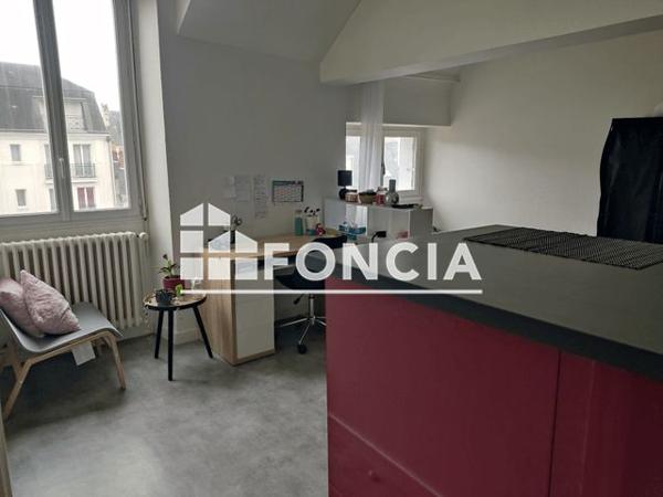 Location Studio 22 m² - 16 18 BOULEVARD DU ROI RENE Angers 49100