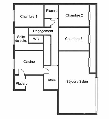 Appartement à vendre 5 pièces 90 m² Grenoble
