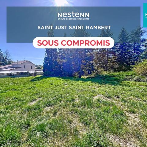 Terrain constructible Saint Just Saint Rambert 432 m²