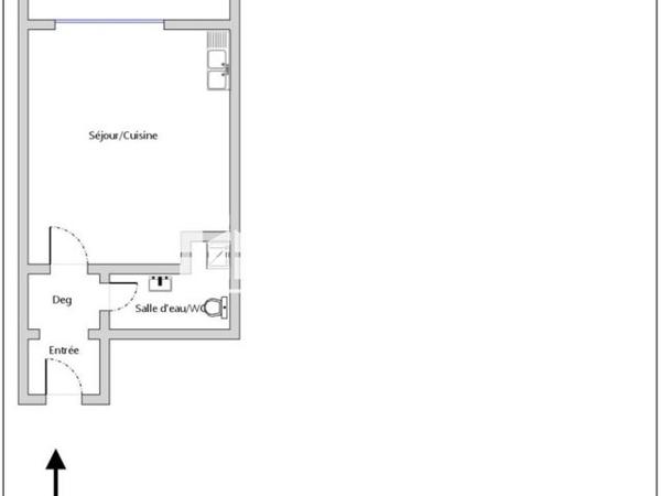 Location Studio 20.95 m² - 37 RUE LAMARTINE Nice 06000