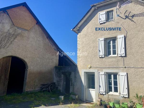 Maison - Entre oloron et pau - Réf.:205211 EXCLUSIVITE - BEARNAISE AVEC 2 GRANGES ET TERRAIN DE 4 880M² - PRIX EN BAISSE -
