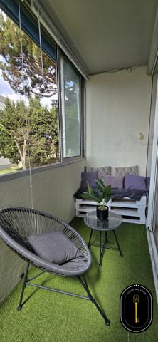 Chateau gombert (13013) Appartement 4 pieces, 3 chambres, cave et balcon