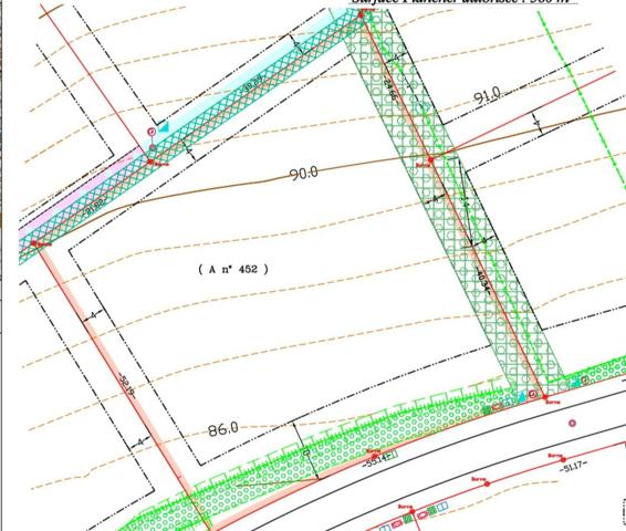 Terrain viabilisé d'une superficie exceptionnelle