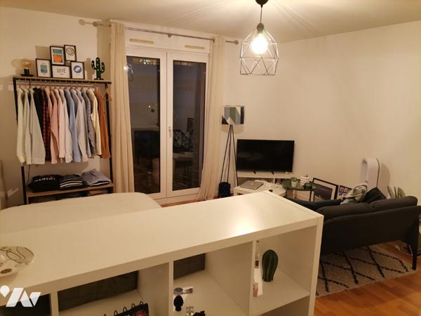 RENNES - Quartier Mail Mitterrand, Studio 23 m² avec garage