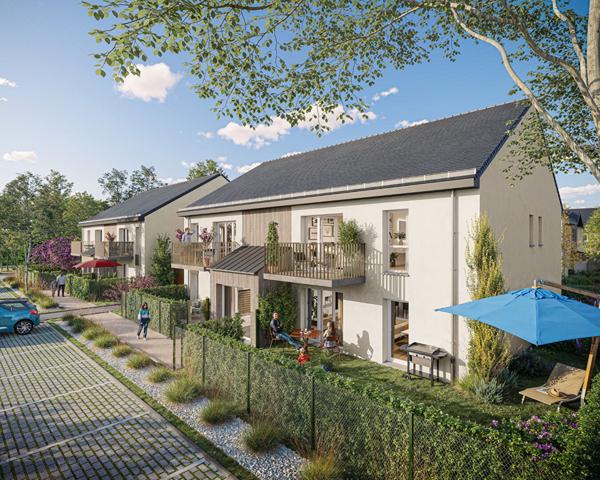 A vendre T3 avec jardin privatif au coeur du Bourg de Pellouailles les Vignes