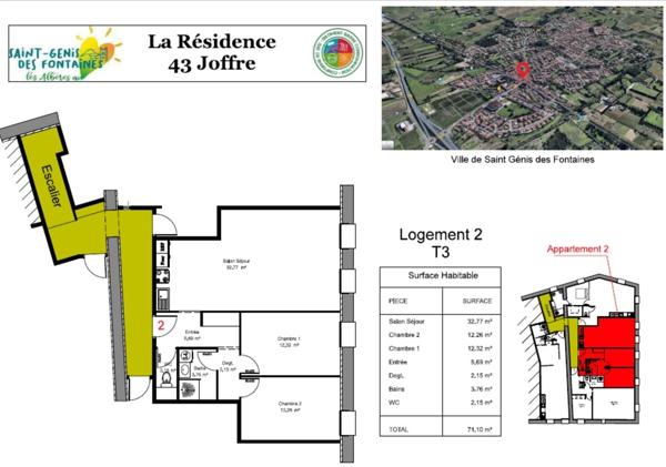 Pyrénées Orientales (66) - Immeuble avec 4 Appartements et 4 Parkings à Saint-Génis-des-Fontaines