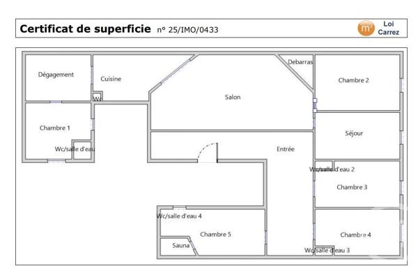 Appartement F7 à vendre  7 pièces - 267,85 m 2   LYON  - 69006