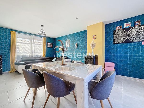 Maison semi-individuelle - 80m² - 3 chambres - garage - jardin - secteur calme.