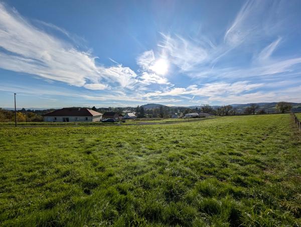 Terrain constructible et viabilisé de 806 m² à SAINT MARTIN D'ESTREAUX (42)
