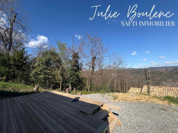 Terrain constructible avec vue montagne