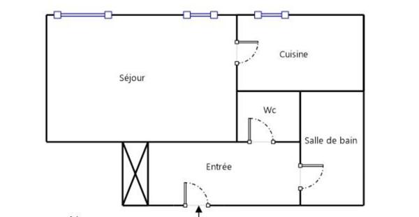 Appartement à vendre 1 pièce 41 m² Saint-Ouen-l'Aumône