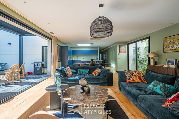 Maison contemporaine de plain pied à Talence centre