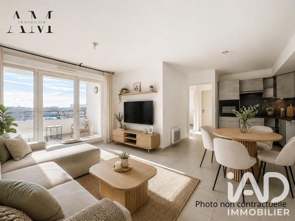 Appartement à vendre 3 pièces 56,2 m² Marseille 8