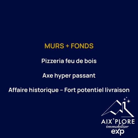 Pizzeria feu de bois à vendre "Murs et fonds"