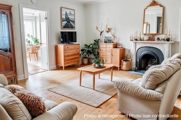 MAISON DE BOURG AVEC DE BEAUX VOLUMES