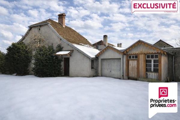 Corps de ferme avec 2 maisons, une grange, prévoir travaux