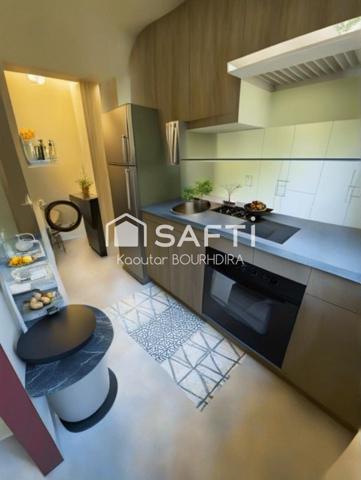 T2 de 47 m² – Résidence sécurisée – Place de parking – Aucun travaux !