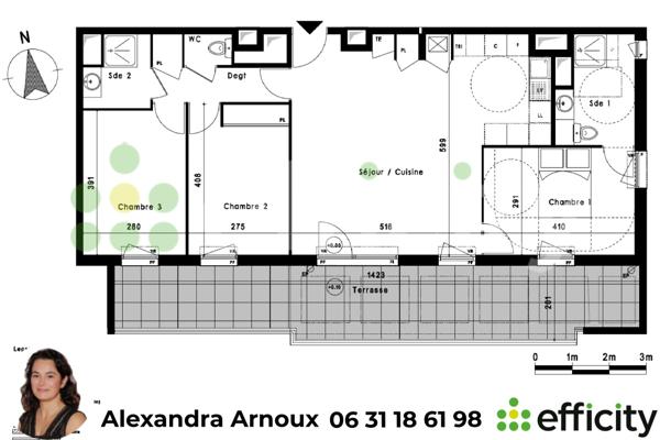 Appartement 4 pièces - 84 m²