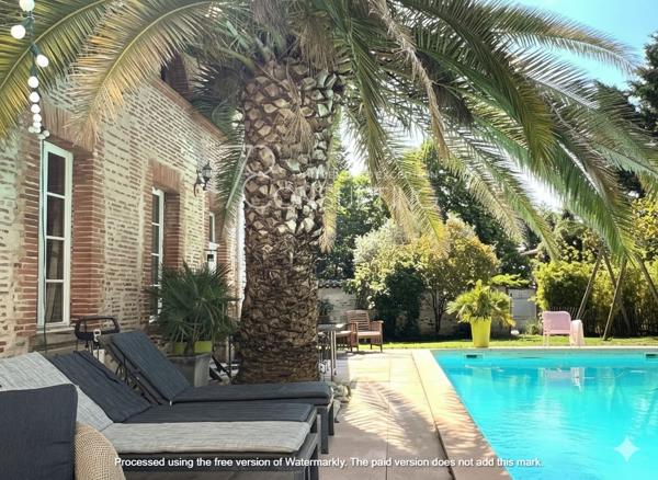 20MN SUD TOULOUSE ENSEMBLE IMMOBILIER AVEC PISCINE