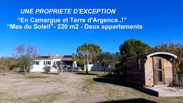 Propriété d'exception aux portes de la Camargue