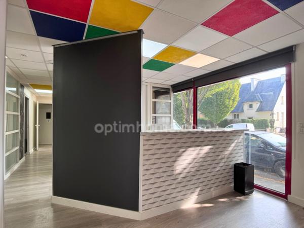 Bureaux climatisés 125 m² – Vitrine 10 mètres – Parkings – Proche Gare Sud / St Hélier