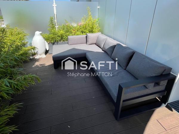 Appartement T3 + magnifique terrasse de 37 m2