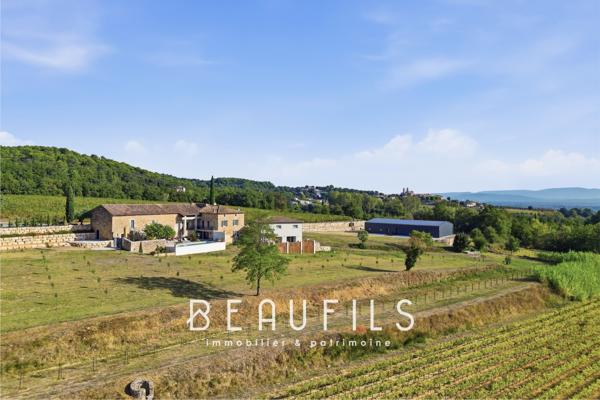 Exclusivité. Domaine de caractère avec vignoble et mas historique