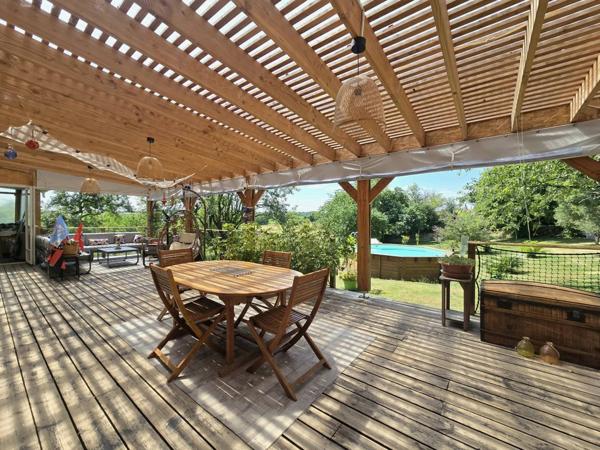 Maison de 4 chambres avec jolie vue aux portes de Ribérac