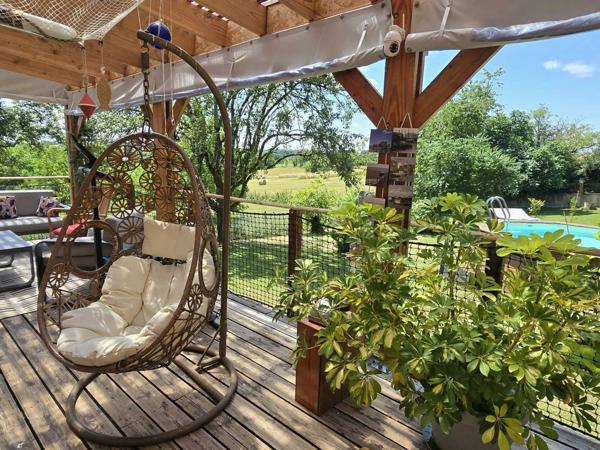Maison de 4 chambres avec jolie vue aux portes de Ribérac