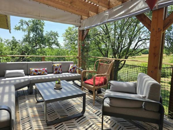 Maison de 4 chambres avec jolie vue aux portes de Ribérac