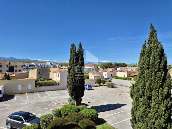 Saint-Cyprien "Marina Les Capellans" : Appartement 2 pièces + cabine + mezzanine + parking vue Marina à vendre