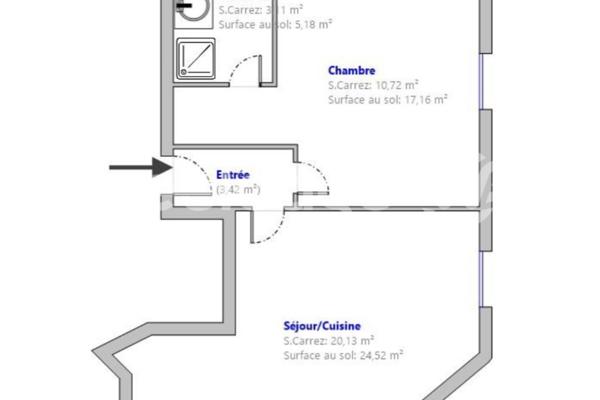Appartement à vendre 2 pièces de 37,38 m² à Tournefeuille