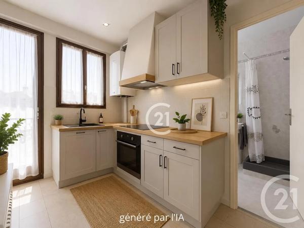 Appartement F3 à vendre  3 pièces - 53,71 m 2   MONTREUIL  - 93