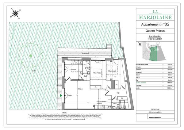 À vendre : Programme Rénové, 4 pièces à Mouans Sartoux