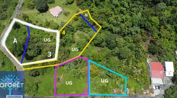 Achat terrain Capesterre-Belle-Eau - 854 m² - 83 000 €