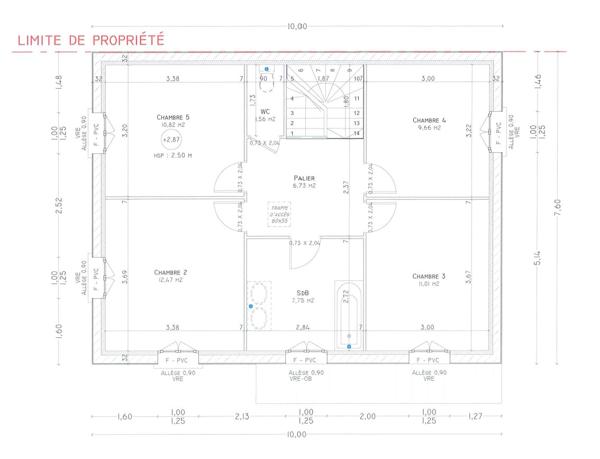 Maison neuve 124 m² 5 chambres proche à moins de 10 minutes à pied de la GARE SNCF