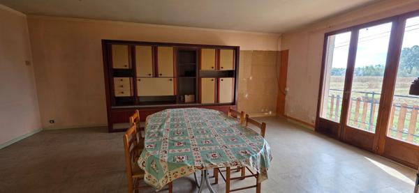 Maison T3, 83 m² avec sous sol complet, sur 2000 m² de jardin