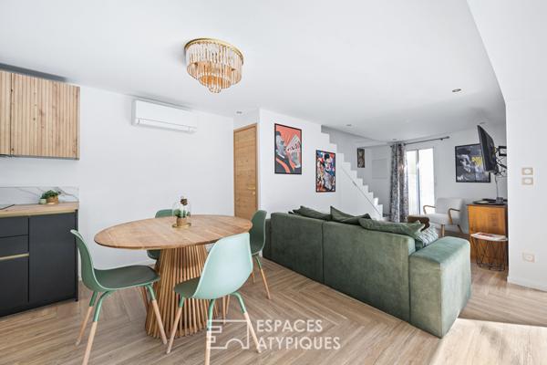 Charmante maison deux chambres rénovée avec patio