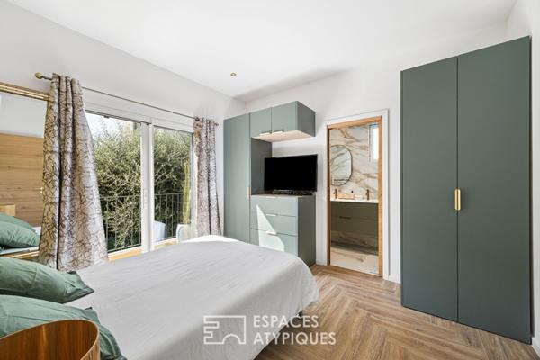 Charmante maison deux chambres rénovée avec patio