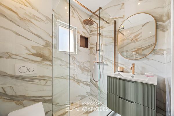 Charmante maison deux chambres rénovée avec patio