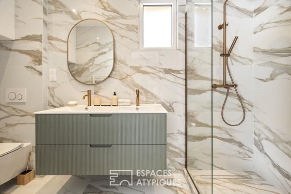 Charmante maison deux chambres rénovée avec patio