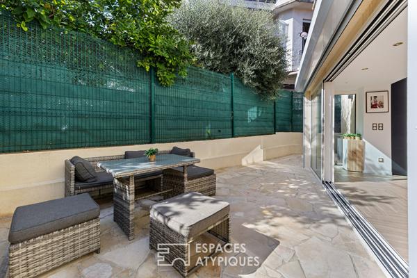 Charmante maison deux chambres rénovée avec patio