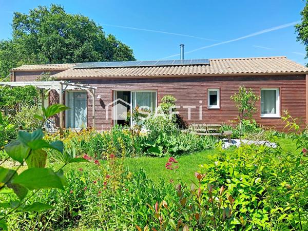 A Aizenay, maison en bois 96 m², 4 chambres