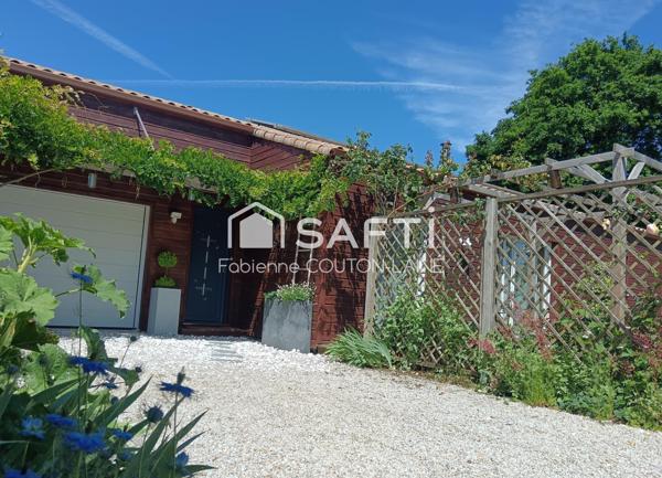 A Aizenay, maison en bois 96 m², 4 chambres