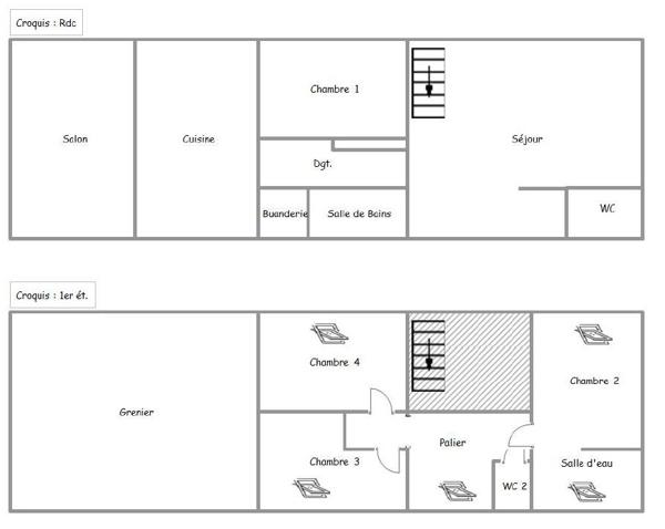 Maison Francourville, 7 pièces,150 m2